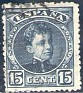 Spain - 1901 - Alfonso XIII - 15 CTS - Blue Black - Personajes, Alfonso XIII - Edifil 244 - Alfonso XIII - 0